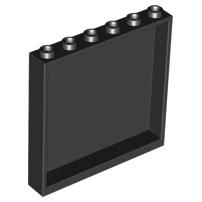 Panel 1 x 6 x 5 - Part - 59349 - Black - used - Qty:1