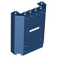 Panel 2 x 6 x 6 with Window Slot - Part - 22387 - Dark Blue - used - Qty:2