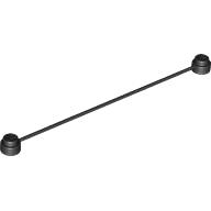 String with End Studs (10L Overall) with (Same Color) Studs Pattern - Part - x127c10pb01 - Black - used - Qty:1