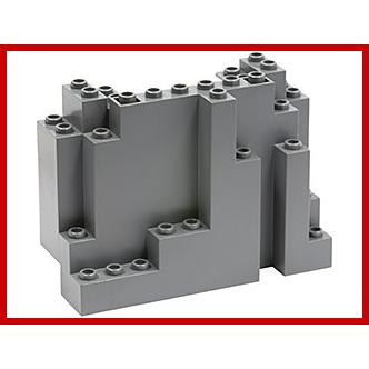 Rock Panel 4 x 10 x 6 Rectangular (BURP) - Part - 6082 - Dark Bluish Gray - used - Qty:1