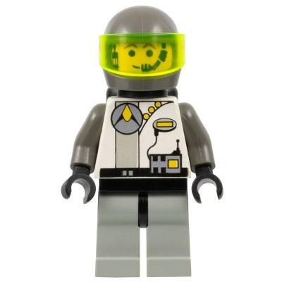 Exploriens - Dark Gray Helmet and Radio Torso - Minifigure - New