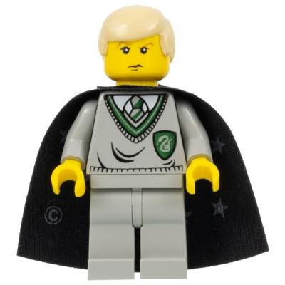 Draco Malfoy - Slytherin Torso Black Cape with Stars - Minifigure - New