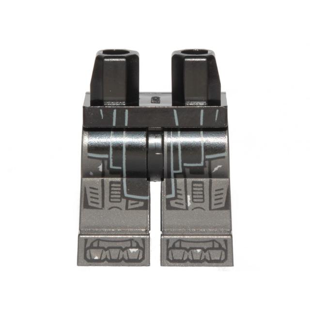Hips and Pearl Dark Gray Legs with SW Sith Robe Mechanical Parts and Claws Pattern (Darth Maul) - Part - 970c77pb11 - Black - used - Qty:1