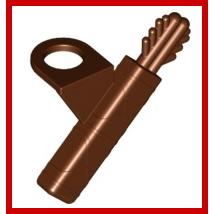 Minifigure Arrow Quiver with 2 Arrows - Part - 4498 - Black - new - Qty:1