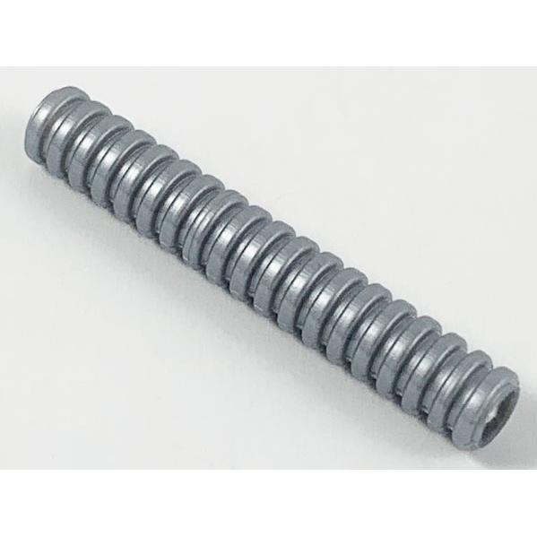 Hose Ribbed 7mm D.6L / 4.8cm - Part - 78c06 - Flat Silver - used - Qty:2