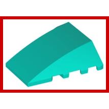 Wedge 4 x 4 Triple Curved No Studs - Part - 47753 - Bright Light Blue - new - Qty:1