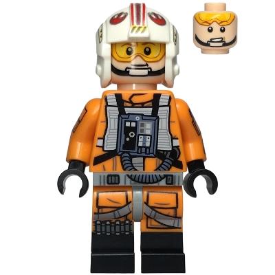 Luke Skywalker - Pilot Suit Printed Arms Black Boots - Minifigure