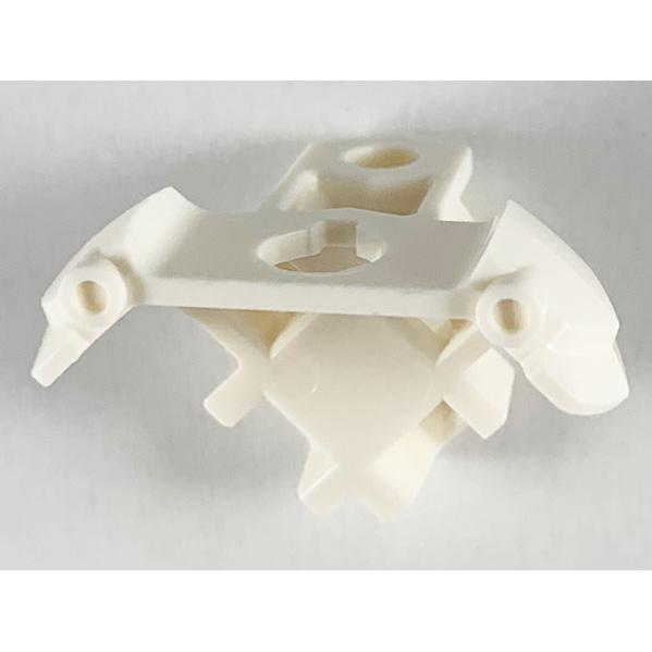 Minifigure Armor Shoulder Pads with Scabbard for 2 Katanas and Bar Hole - Part - 65183 - White - used - Qty:1