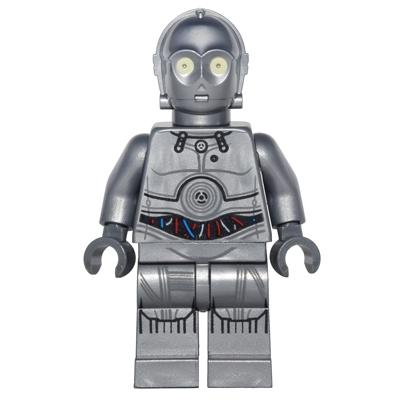 Silver Protocol Droid (U-3PO) - Minifigure - Used