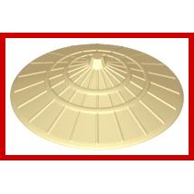 Minifigure Headgear Hat Conical Asian - Part - 93059 - Red - used - Qty:1