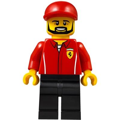 Ferrari Engineer - Male - Minifigure - New