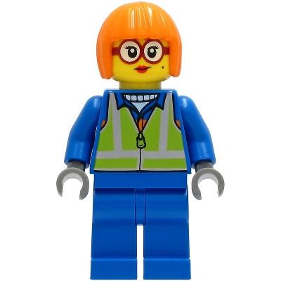 Shirley Keeper - Blue Jacket Safety Vest - Minifigure