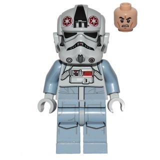 AT-AT Driver - Dark Red Imperial Logo Grimacing - Minifigure - Used