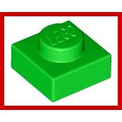 Plate 1 x 1 - Part - 3024 - Trans-Light Blue - new - Qty:8