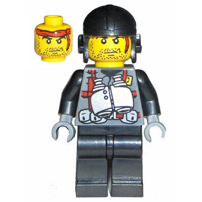 Digger - Binoculars Torso - Minifigure - New
