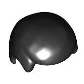 Minifigure Hair Male Smooth - Part - 3901 - Black - new - Qty:1