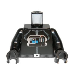 Torso SW TIE Pilot Pattern / Black Arms / Black Hands - Part - 973px69c01 - Black - used - Qty:1