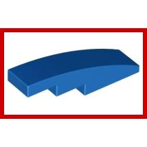 Slope Curved 4 x 1 - Part - 61678 - Bright Light Blue - new - Qty:3