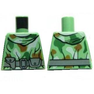 Torso SW Camouflage Pattern Weapon Belt - Part - 973pb0581 - Sand Green - used - Qty:1