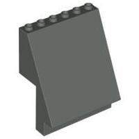 Panel 4 x 6 x 6 Sloped - Part - 30156 - Dark Gray - used - Qty:1