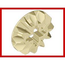 Technic Gear 12 Tooth Bevel - Part - 6589 - Tan - used - Qty:12