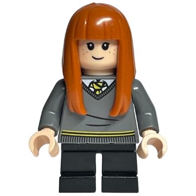 Susan Bones - Hufflepuff Sweater Black Short Legs Flexible Rubber Hair - Minifigure