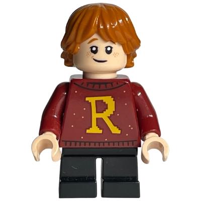 Ron Weasley - Dark Red Sweater with Letter R - Minifigure - New