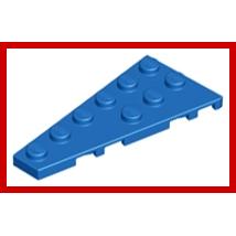 Wedge Plate 6 x 3 Left - Part - 54384 - Bright Light Blue - new - Qty:2