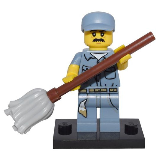 Janitor Series 15 (Complete Set with Stand and Accessories) - col15-9 - Set - New