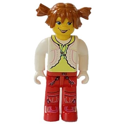 Tina White Torso and Red Legs (4143769) - Minifigure