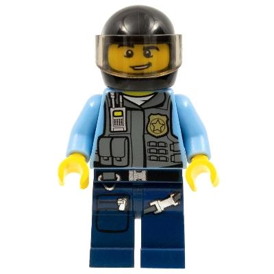 Police - LEGO City Undercover Elite Police Motorcycle Officer - Minifigure - New