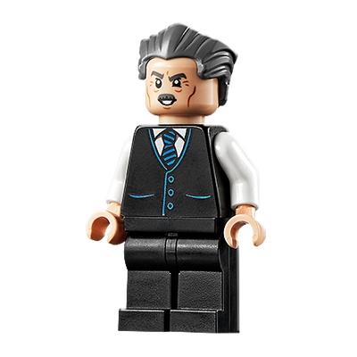 J. Jonah Jameson - Vest with Striped Tie Swept Back Hair - Minifigure - New