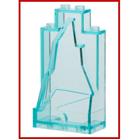 Rock Panel 2 x 4 x 6 - Part - 47847 - Trans-Light Blue - used - Qty:3