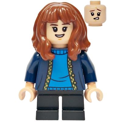 Hermione Granger - Dark Blue Cardigan Black Short Legs - Minifigure - New