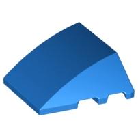 Wedge 4 x 3 Triple Curved No Studs - Part - 64225 - Dark Red - new - Qty:4