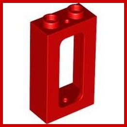 Window 1 x 2 x 3 Train - Part - 4035 - Red - used - Qty:1