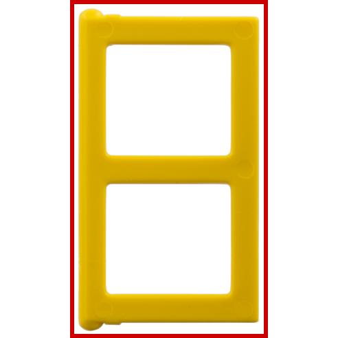 Pane for Window 1 x 2 x 3 - Part - 3854 - Yellow - used - Qty:14