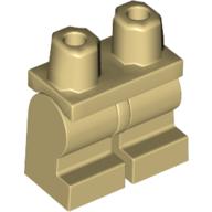 Hips and Medium Legs Plain - Part - 970cm00 - Tan - used - Qty:1