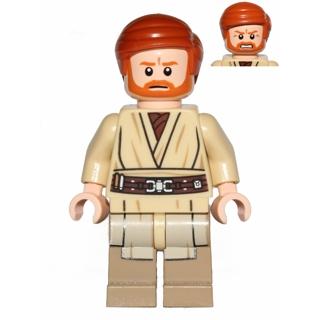 Obi-Wan Kenobi (Dark Tan Printed Legs) - Minifigure - Used