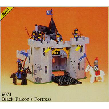 Black Falcon's Fortress - 6074-1 - Set - Used As Is