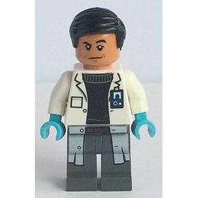 Dr. Henry Wu - White Lab Coat - Minifigure - Used