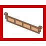 Garage Roller Door Section without Handle - Part - 4218 - Trans-Neon Orange - used - Qty:2