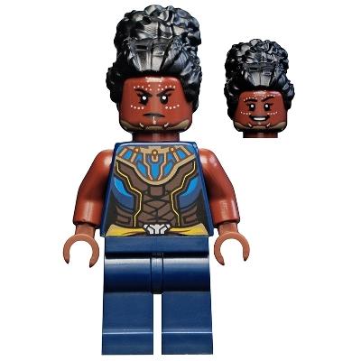 Shuri - Dark Blue Top - Minifigure - Used