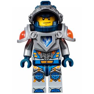 Clay Moorington - Dark Blue Helmet Flat Silver Visor and Armor - Minifigure