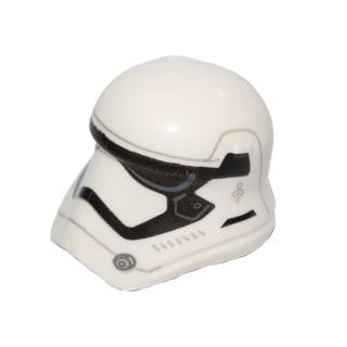 Minifigure Headgear Helmet SW Stormtrooper Ep. 7 Rounded Mouth Pattern - Part - 20904pb02 - White - used - Qty:1