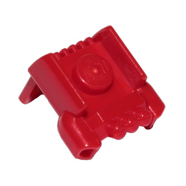 Minifigure Jet Pack with Short Nozzles and Stud - Part - 58017 - Red - used - Qty:1