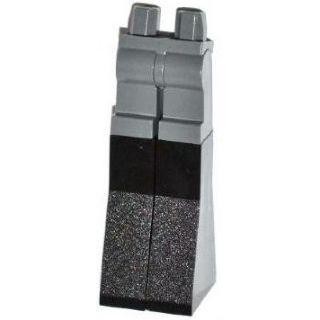 Hips and Legs with Black Sloped Extensions - Part - 970e01 - Dark Bluish Gray - used - Qty:1