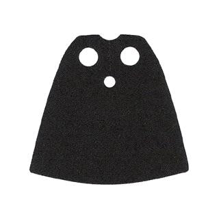 Minifigure Cape Cloth Standard - Traditional Starched Fabric - 4.0cm Height - Part - 522 - Black - used - Qty:1