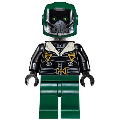 Vulture - Dark Green Flight Suit Black Bomber Jacket - Minifigure - New