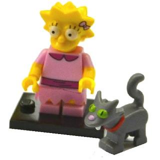 Lisa with Snowball II The Simpsons Series 2 (Complete Set with Stand and Accessories) - colsim2-3 - Set - Used As is